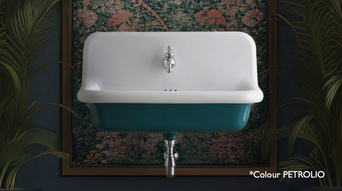 lavabo True Colors grande en Petróleo