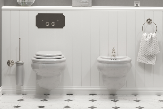 imagen bidet suspendido Romantica estilo Vintage