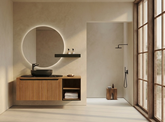 mueble portalavabo Kimono 1 cajón en Roble Tostado NOVEDAD!