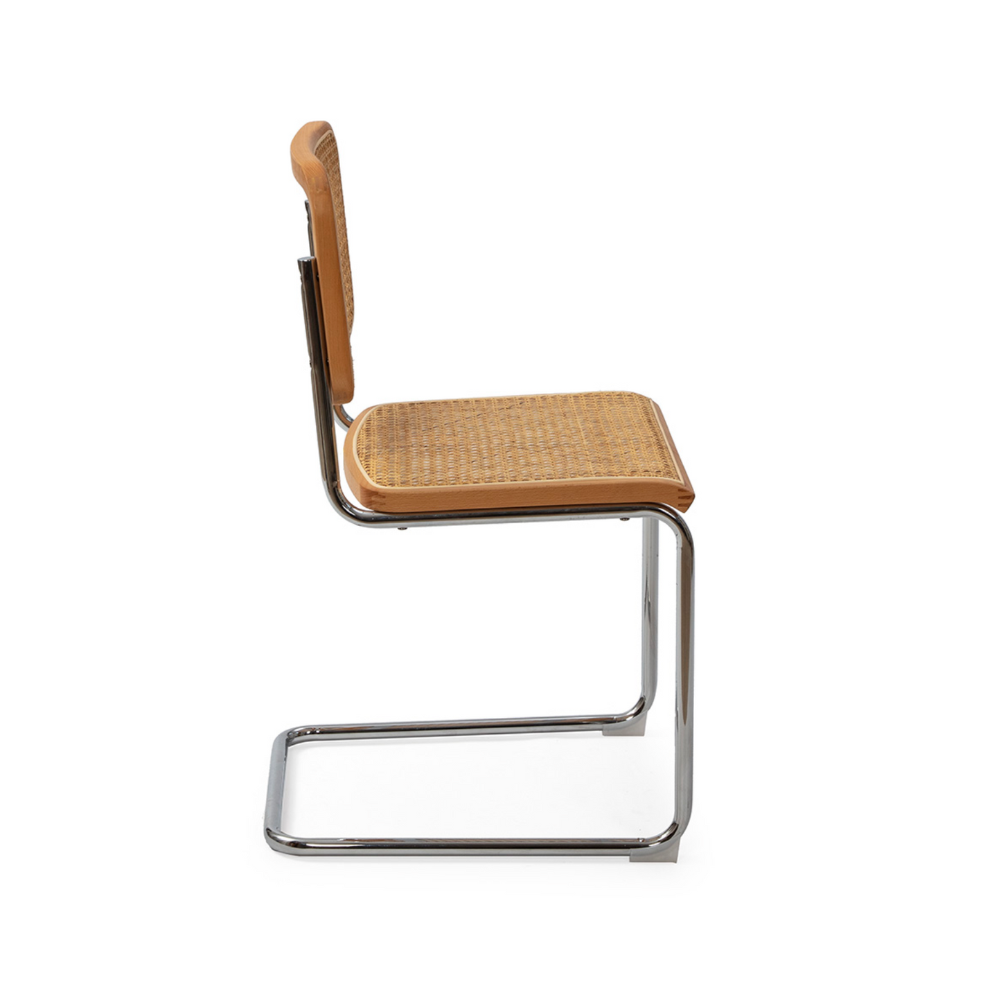 Silla Cesca Estilo Bauhaus Metal Cromado y Ratán Natural | Thai Natura | Retrotimes