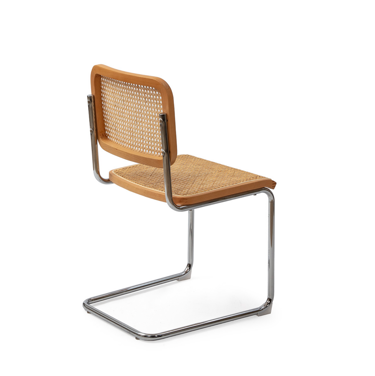 Silla Cesca Estilo Bauhaus Metal Cromado y Ratán Natural | Thai Natura | Retrotimes
