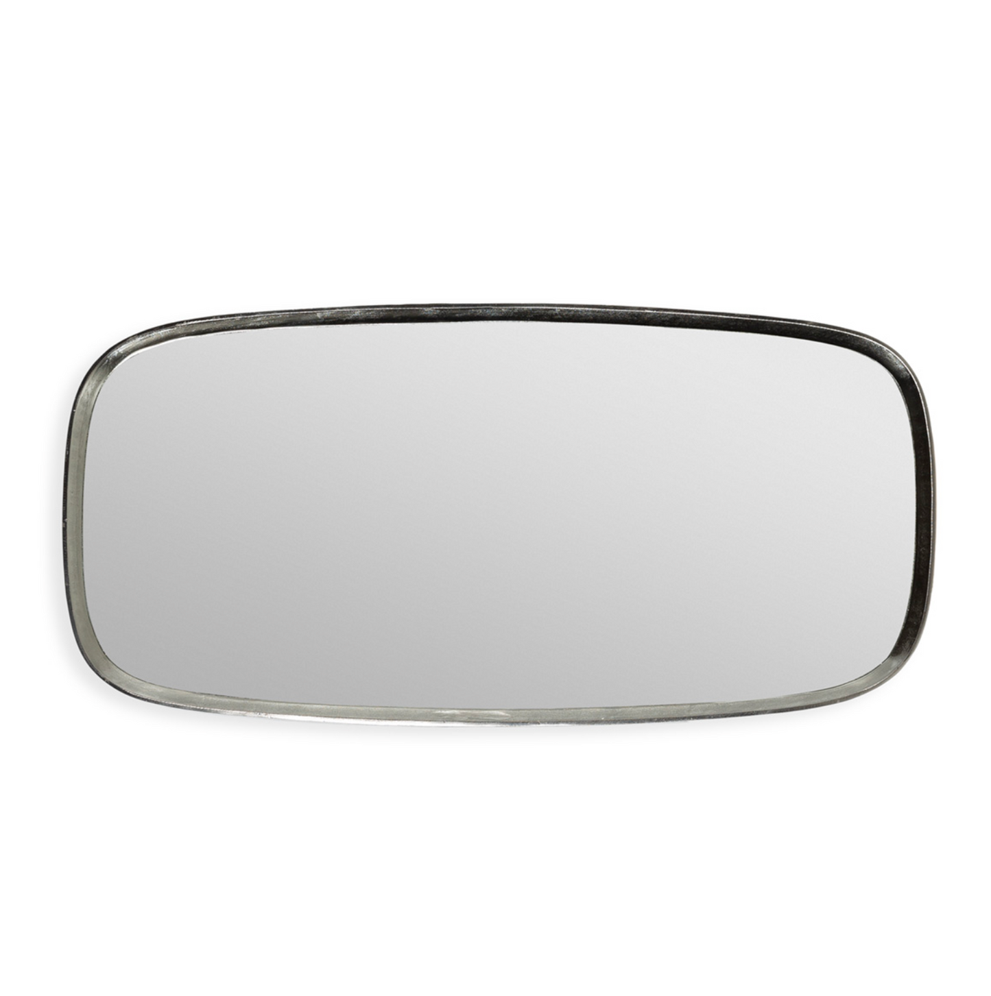 Espejo Vintage Rectangular Negro Níquel | Marco Metal | Thai Natura