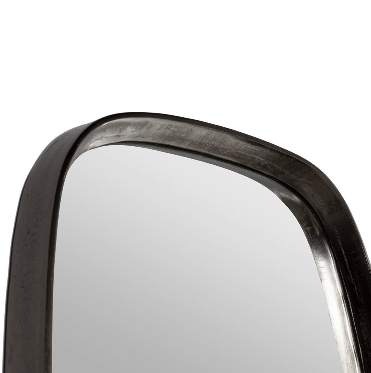 Espejo Vintage Rectangular Negro Níquel | Marco Metal | Thai Natura