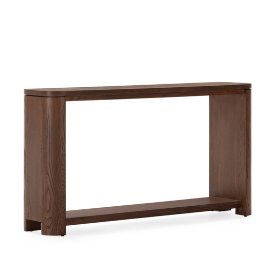 Consola Vintage Madera de Roble 152cm | Marrón Oscuro