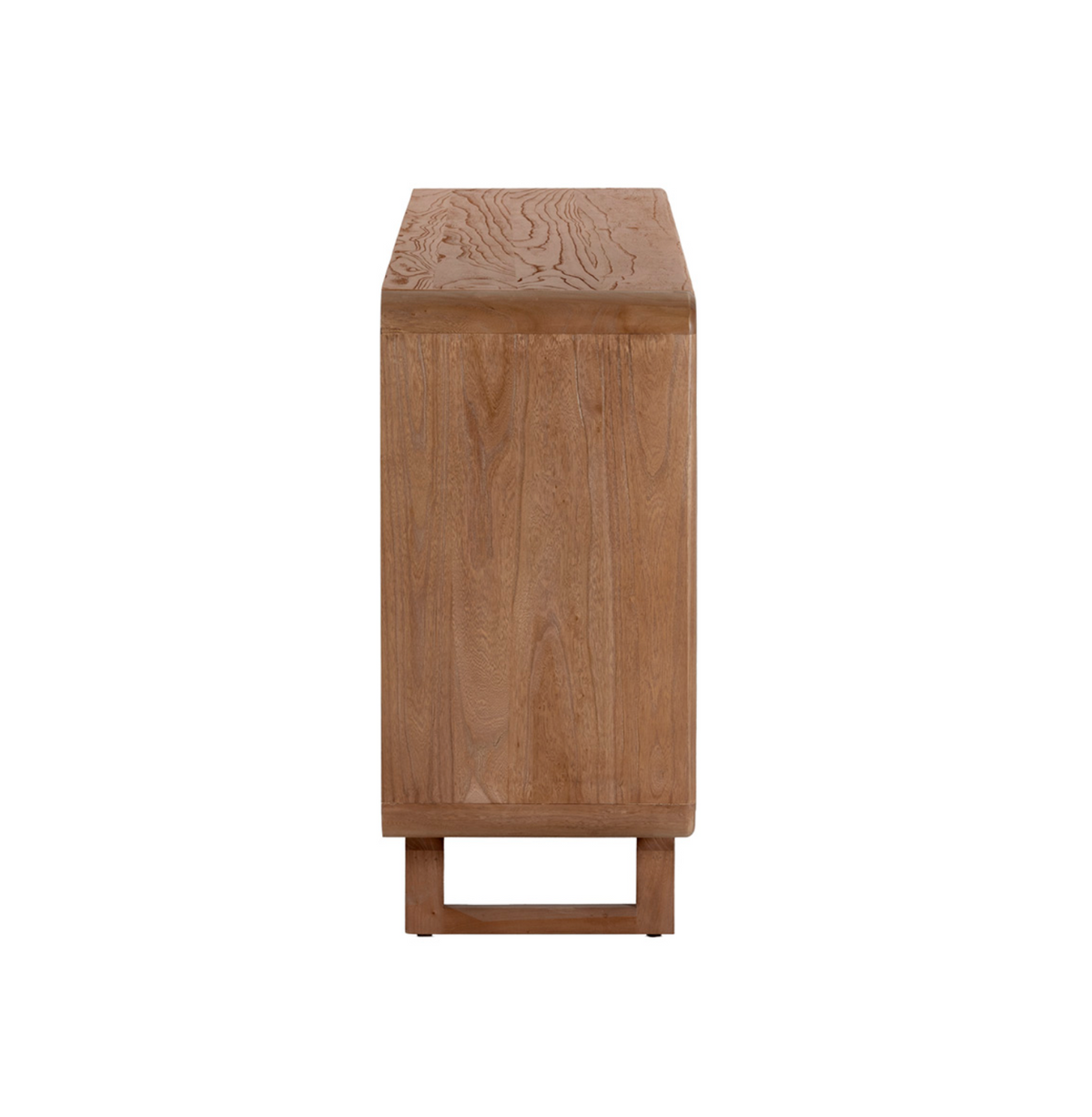 Aparador Vintage Madera de Olmo Marrón Antique 4 Puertas Thai Natura
