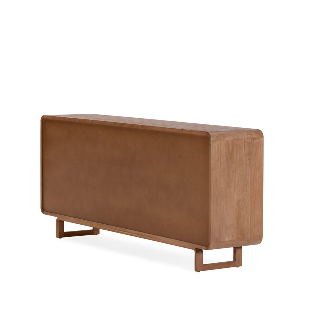 Aparador Vintage Madera de Olmo Marrón Antique 4 Puertas Thai Natura