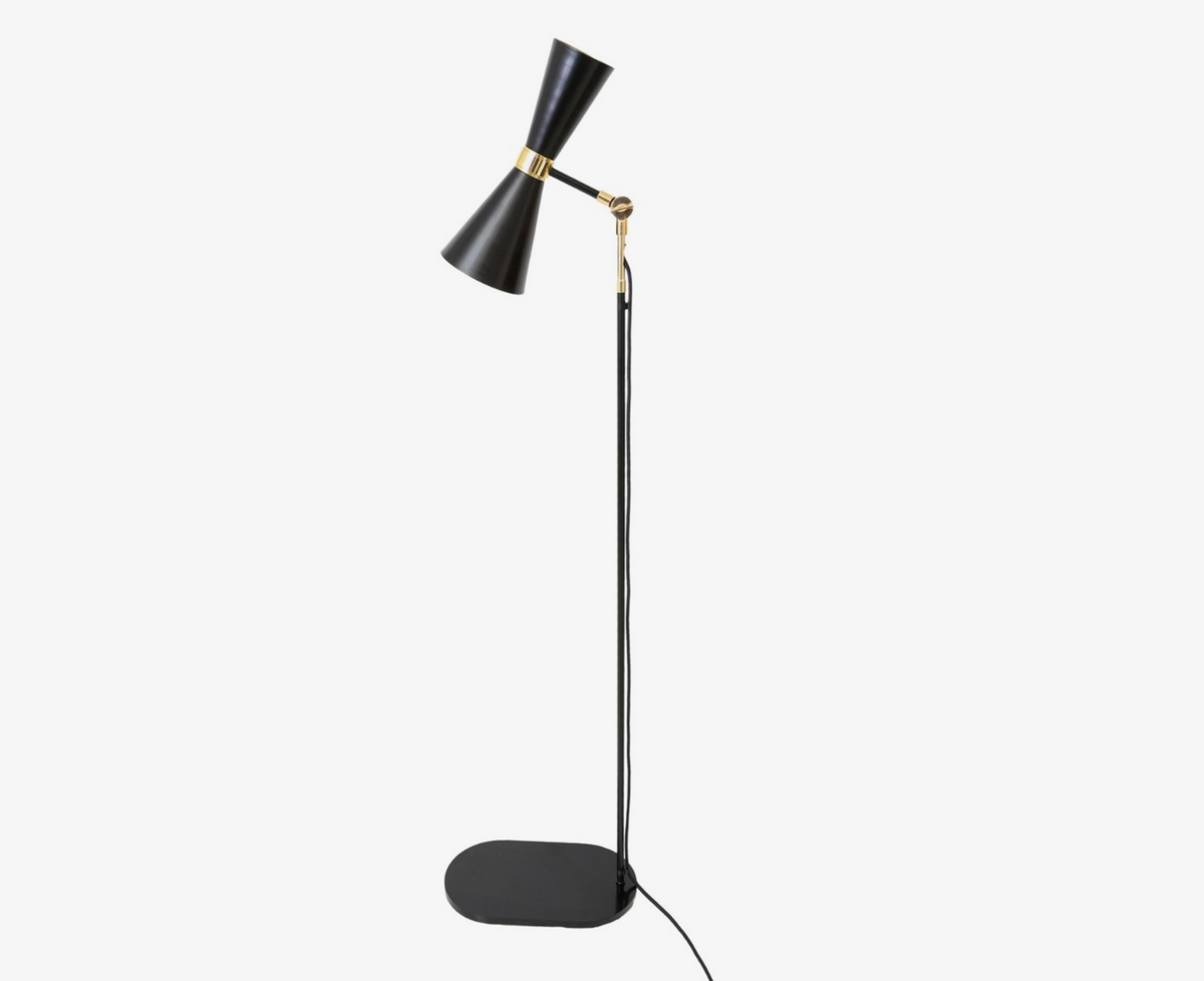 Lámpara de pie Cairo de Mullan Lighting estilo mid-century