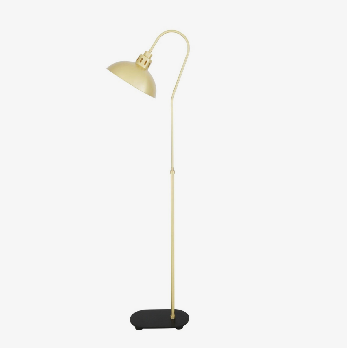 Lámpara de pie industrial Faro de Mullan Lighting, 164 cm