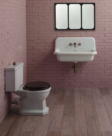 imagen ambientación baño con lavabo true colors grande blanco