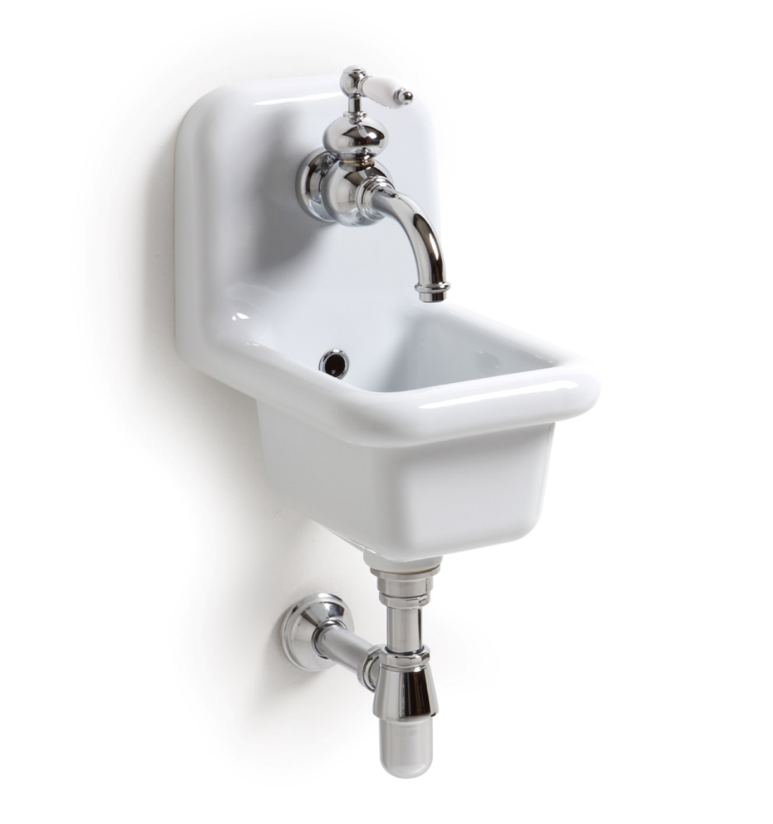 lavabo true colors mini color blanco vista perfil