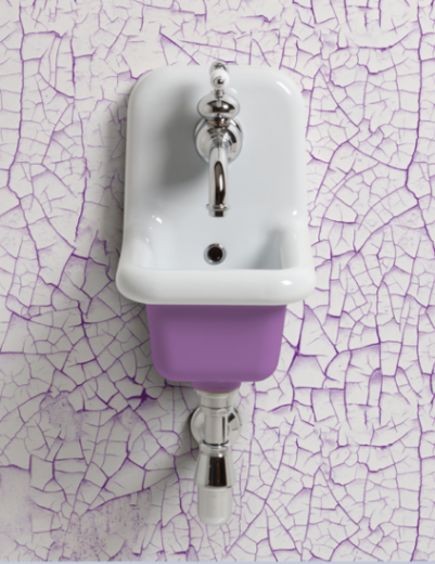 lavabo true colors mini blanco color ext viola