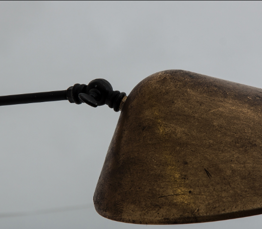 detalle foco lámpara de techo estilo Industrial