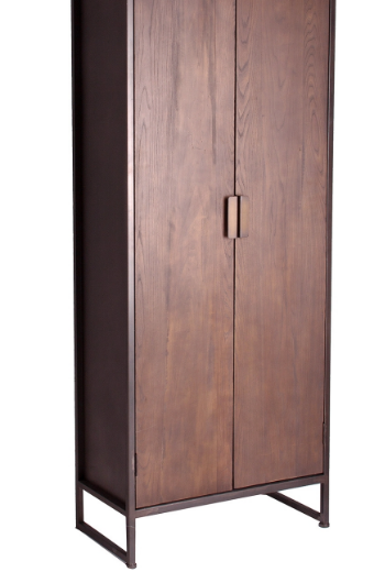 armario de madera estilo industrial