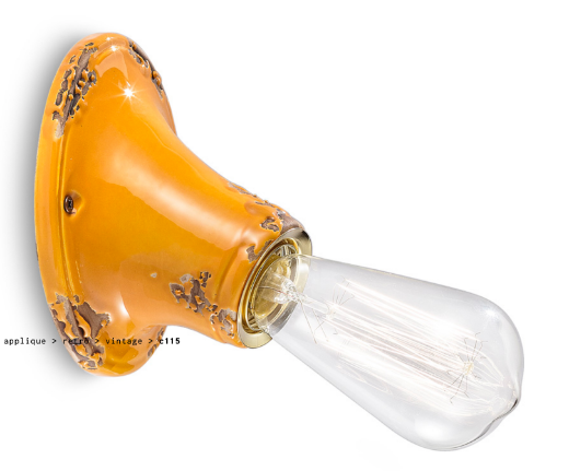 imagen aplique Vintage amarillo