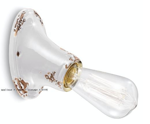 imagen aplique Vintage blanco