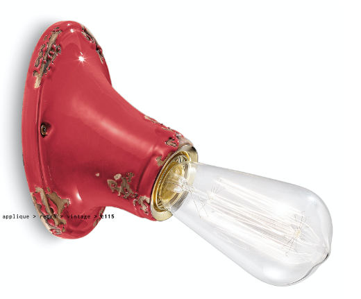 imagen aplique Vintage rojo