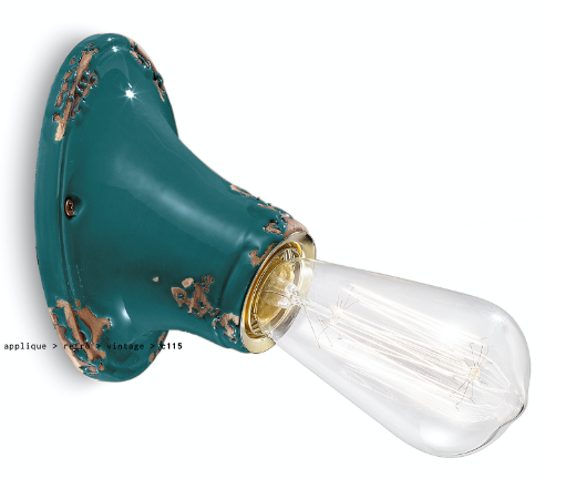imagen aplique Vintage verde