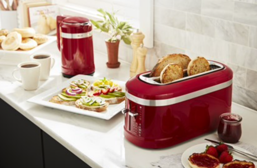 ambientación tostadora Kitchen Aid Retro rojo