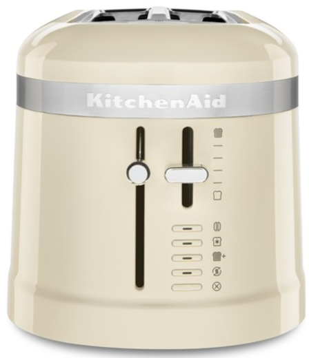 detalle tostadora Kitchen Aid Retro color almendra