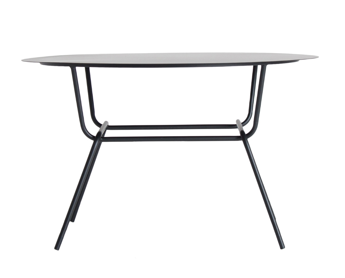 Mesa de centro ovalada de hierro Llerena de Lastdeco estilo Industrial