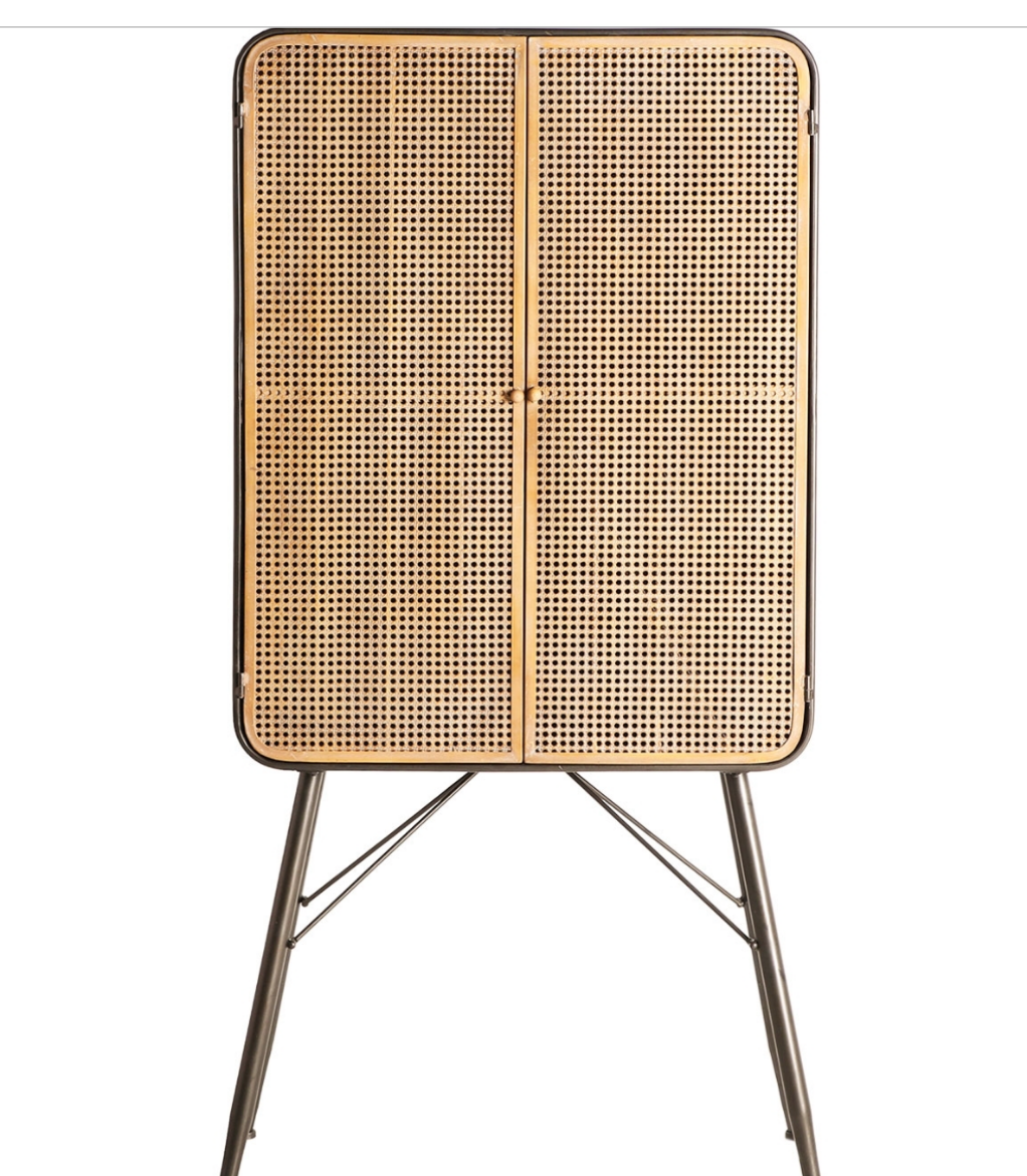 Mueble bar de hierro Tirkane de lastdeco estilo Industrial