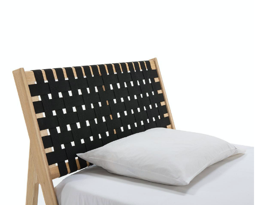 detalle cabezal cama madera estilo Vintage 