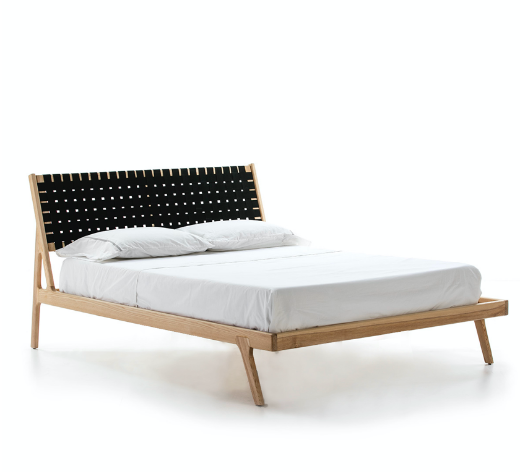 imagen cama madera estilo Vintage 160cm