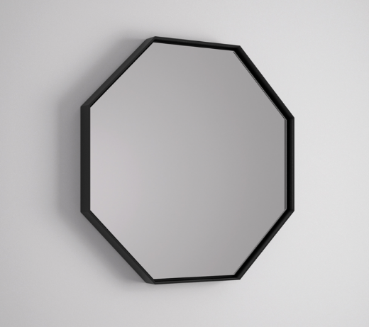 imagen espejo octogonal con marco