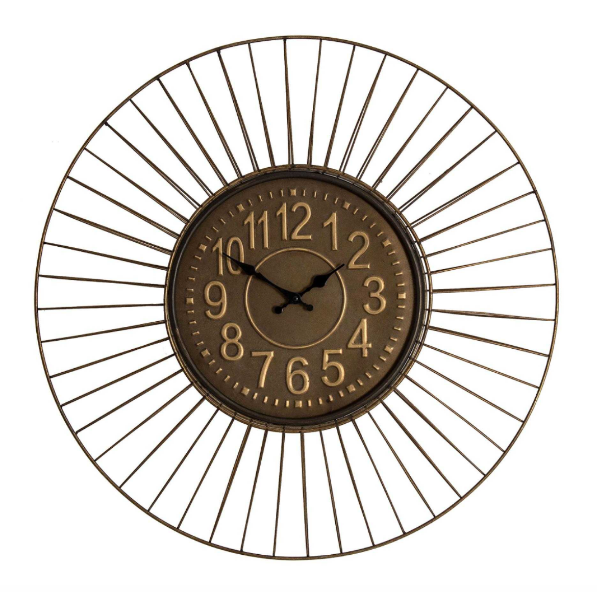 Imagen de Reloj de pared de hierro Reken de Lastdeco de estilo Industrial
