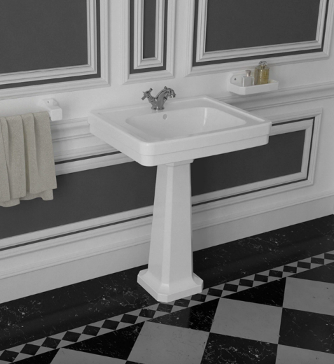 ambientación baño con lavabo Neoclassics
