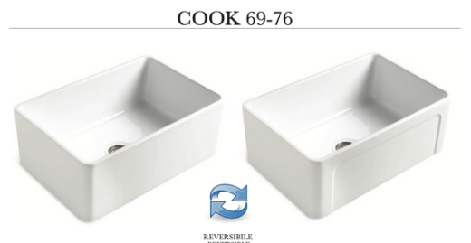 imagen fregadero Cook reversible