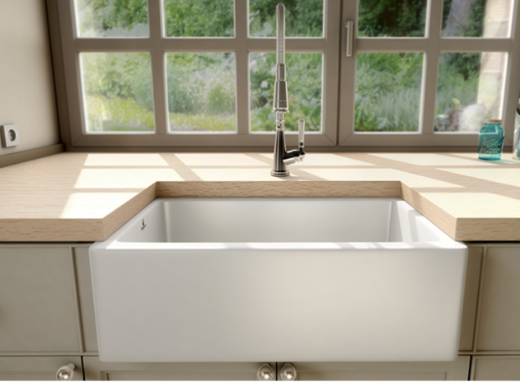 ambientación cocina con fregadero cocina cerámica Philipe I estilo vintage