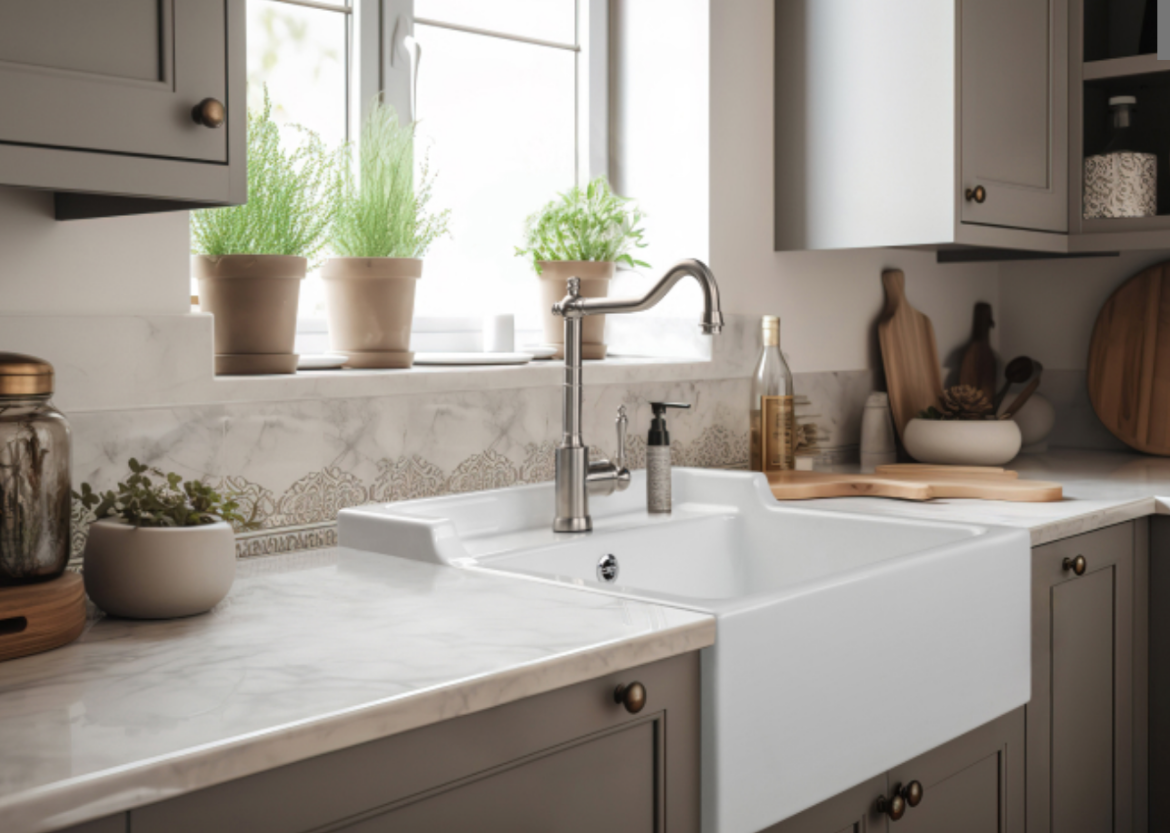 imagen fregadero cocina Françios III Luisiceram estilo vintage