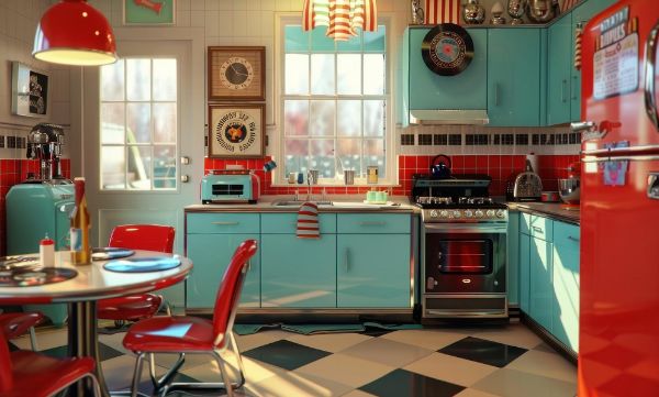 Decoración de cocina vintage