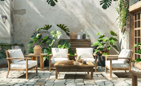 Decoración de patios interiores