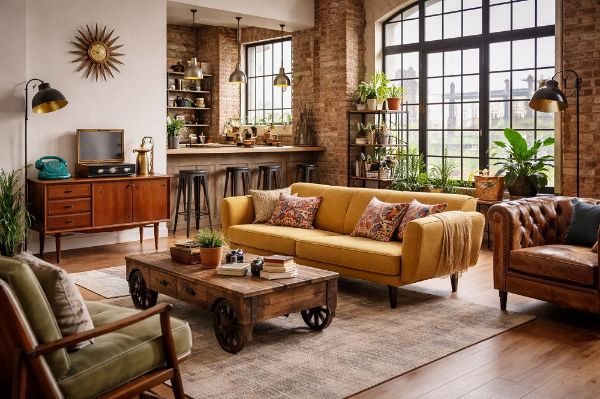 Diferencia entre vintage, retro e industrial