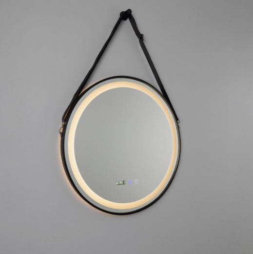 Imagen espejo baño luz LED Sines estilo Vintage luz calida
