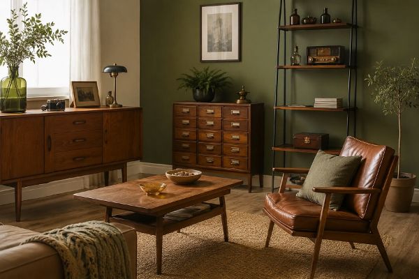 Colores que mejor combinan con muebles vintage