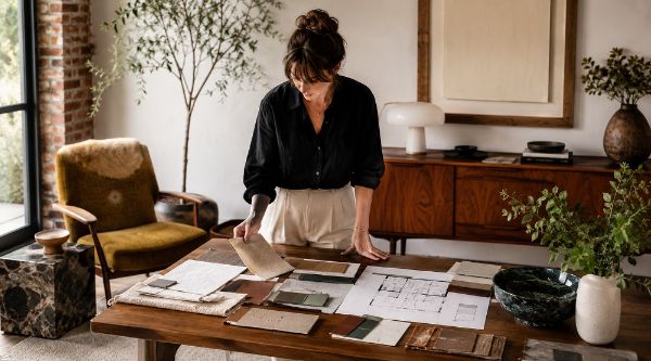 Cómo trabajan los interioristas cuando diseñan espacios con muebles vintage
